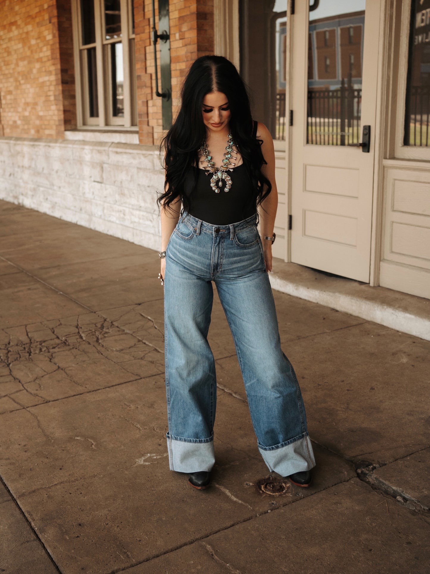 Punchy Turnt Wide Leg Jeans
