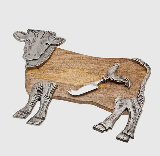 Homestead Cow cheese-charcuterie board