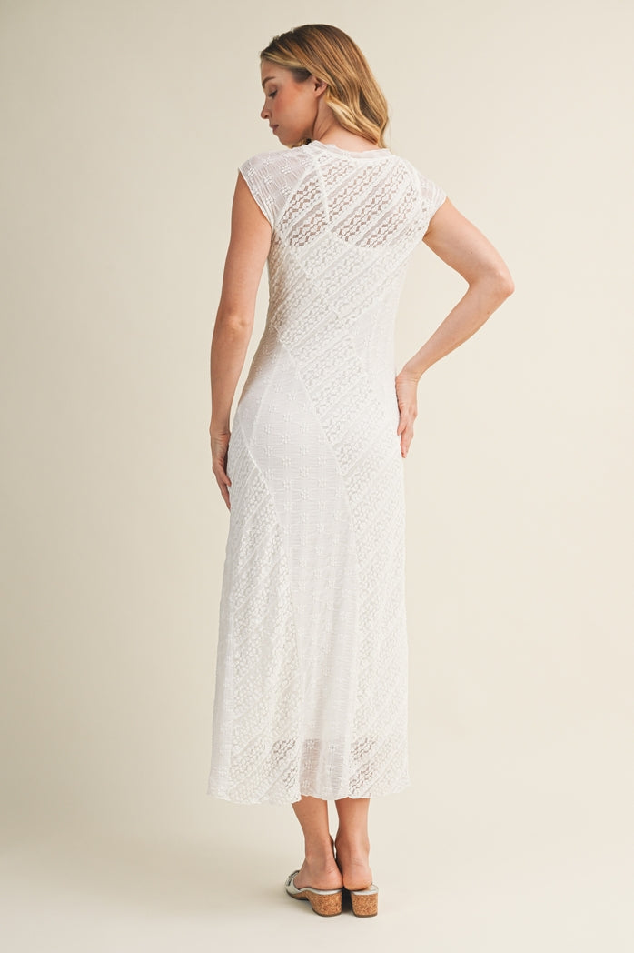 Spring Lace Maxi Dress