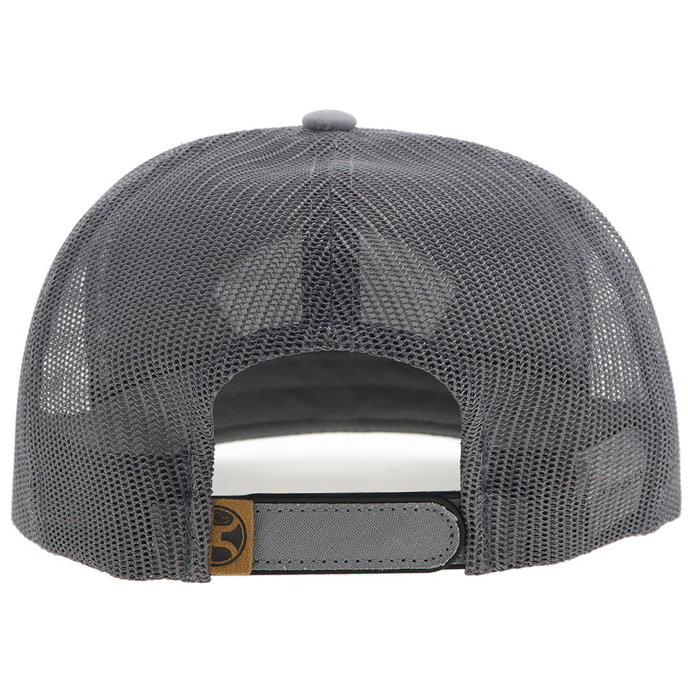 Hooey Cavvy 6 Panel Trucker Hat Grey