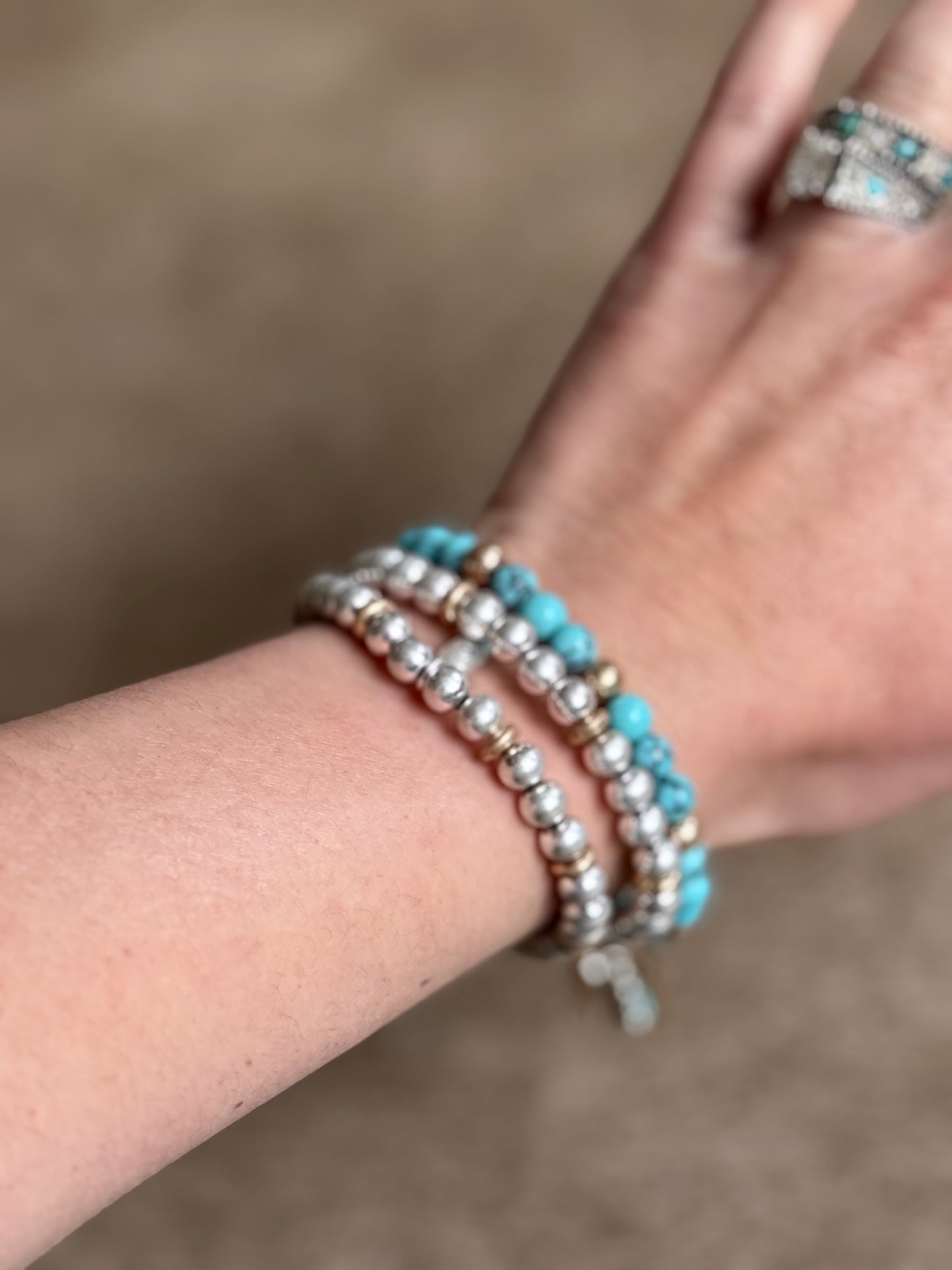 Lainey Wilson 3 Pack Beaded Bracelet Set