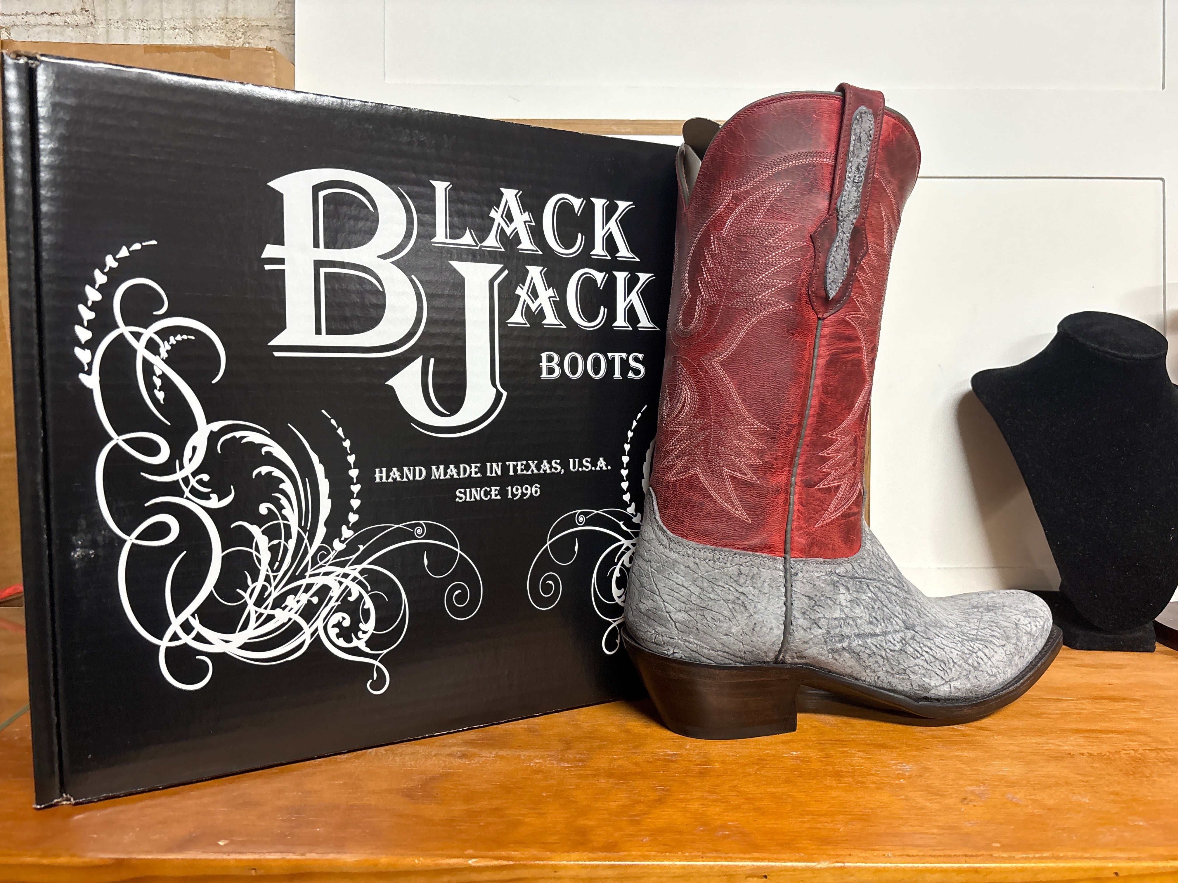 Black Jack Hippo Grey Boots – Wiseman's Western