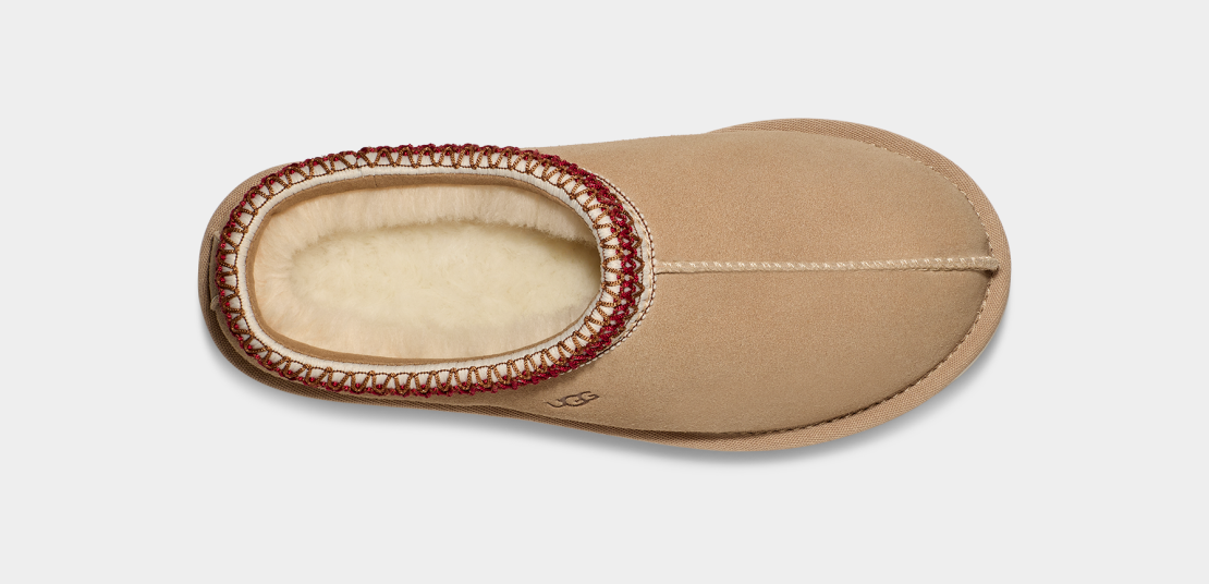 UGG™ Tasman Slipper Sand Dark Cherry