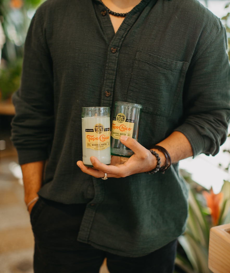 Topo Chico Tropical Citrus Scented Soy Candle