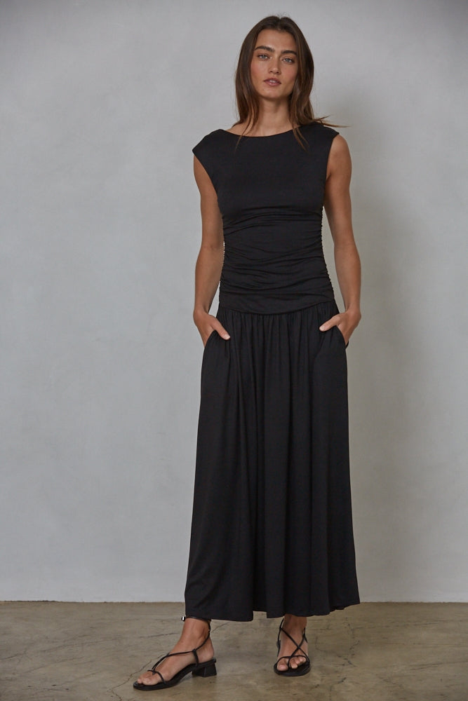 Bella Black Maxi Dress