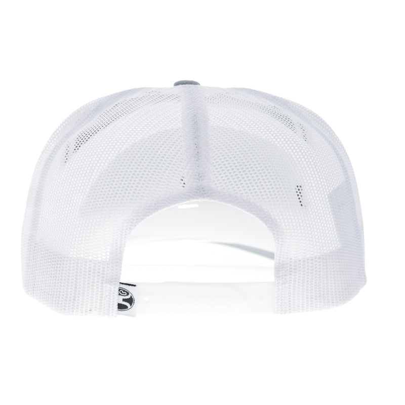 Hooey Mallard 5-Panel Trucker Snapback Hooey Hat Grey/White