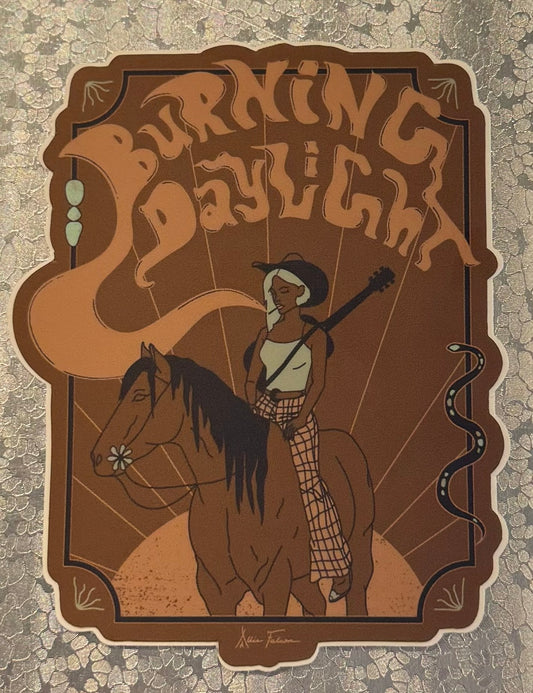 Burning Daylight Sticker