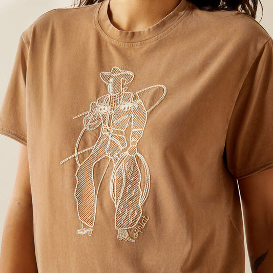 Ariat Women’s Buckaroo Embroidered Tee
