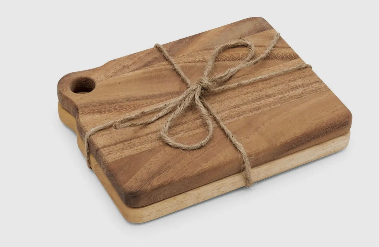 Ironwood small charcuterie boards set of 2