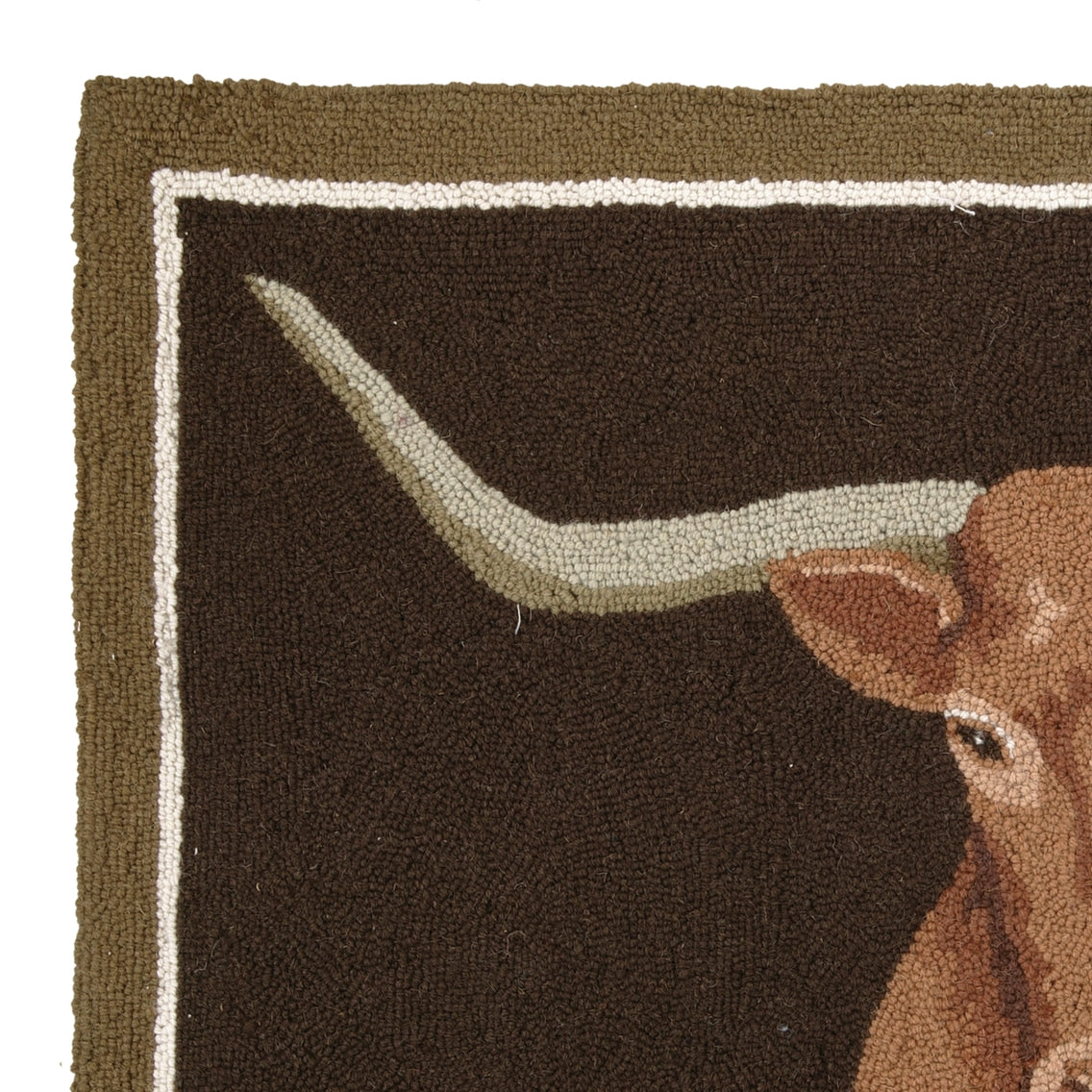 Longhorn Hook Rug