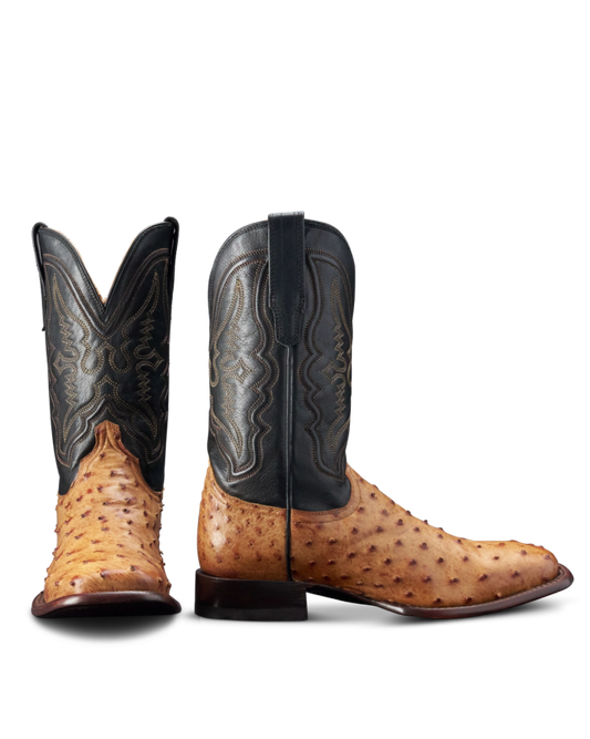 Tecovas The Emmitt II Sunset Midnight Ostrich