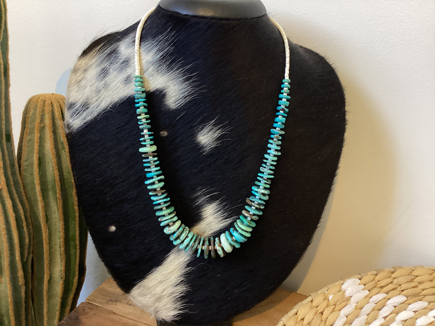 Heishi Turquoise Authentic Necklace