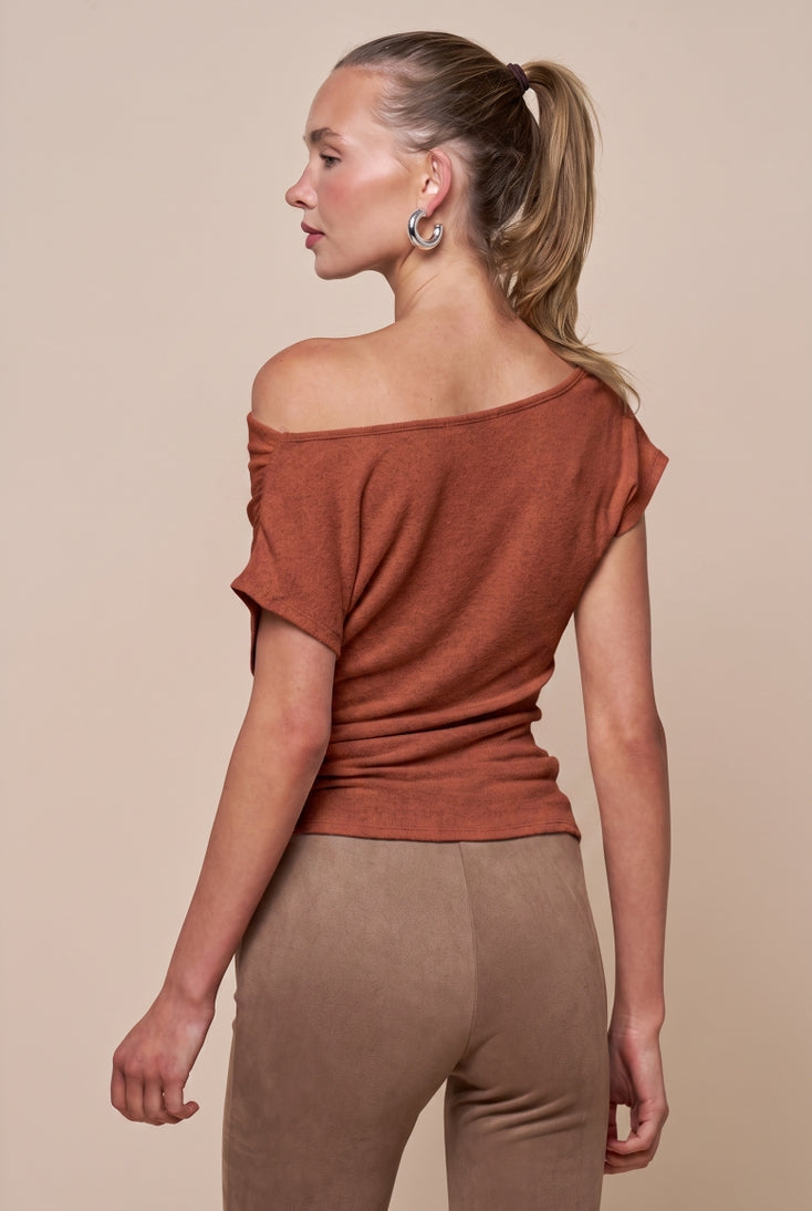 Spice Gathered Top