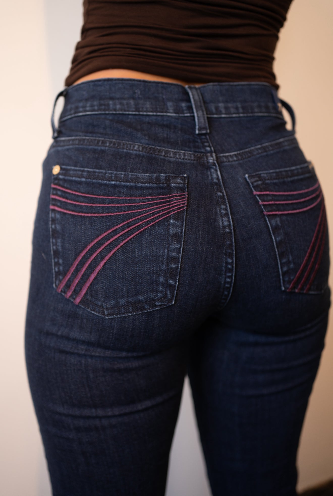 Barbie-pink 7 For All Mankind - Dojo Vibrant PINK