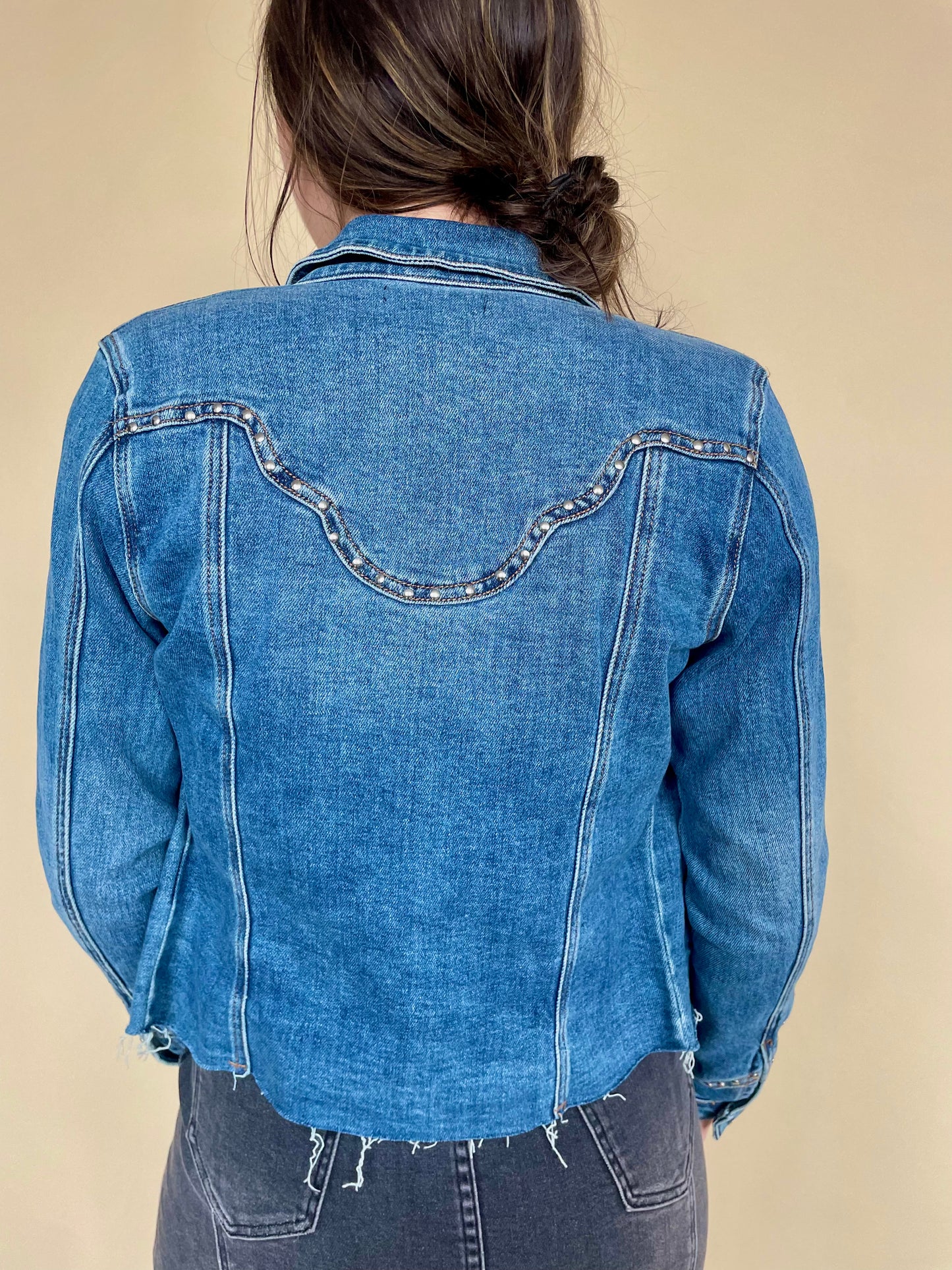 Dakota Denim Studded Women's Jacket