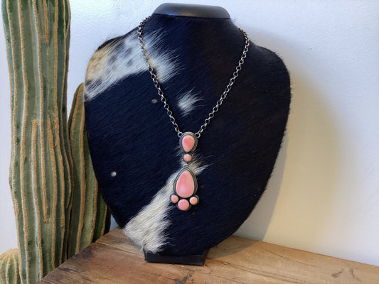 Yvetta Pink Conch Necklace Authentic