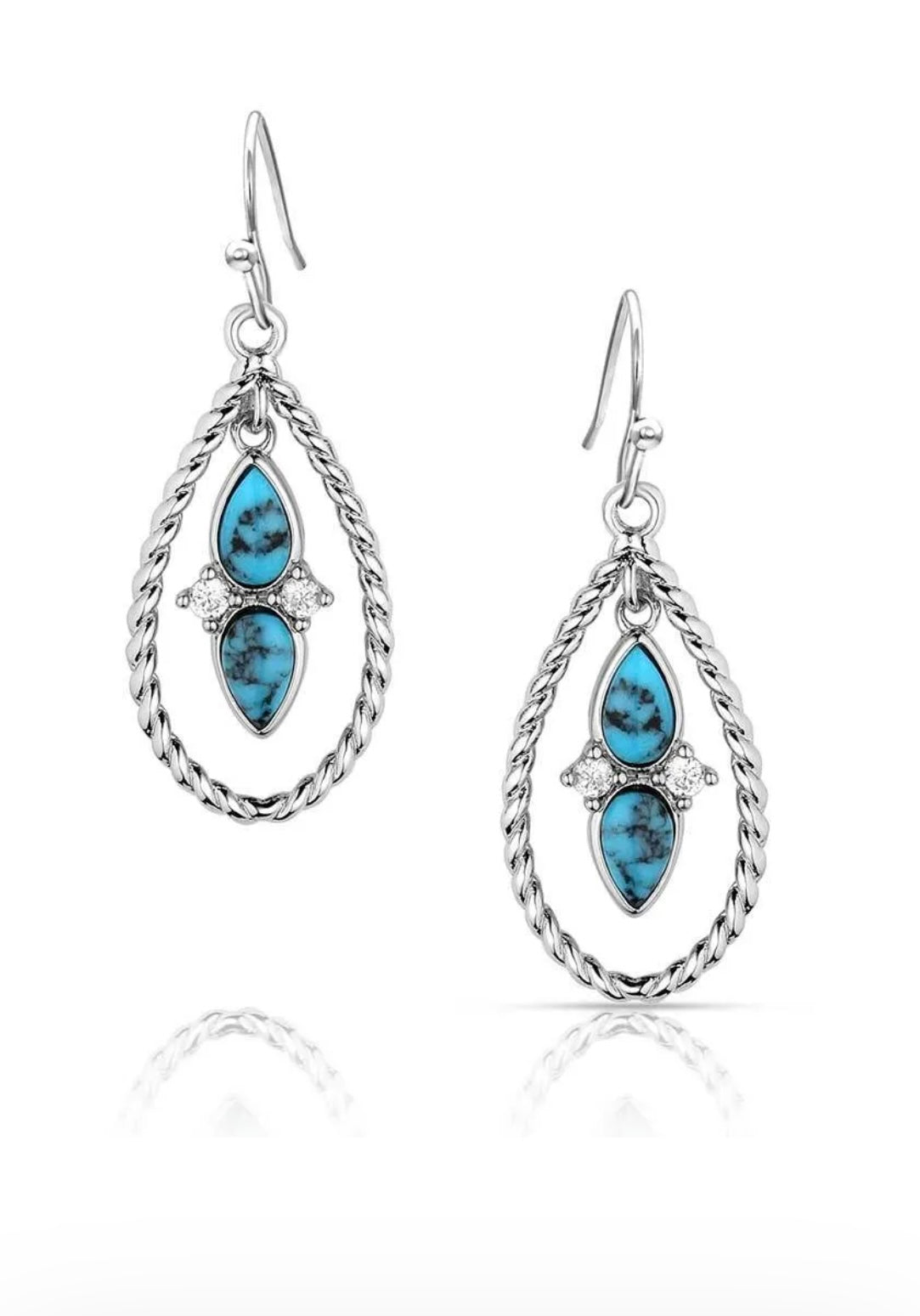 Montana Silver Moonlit Ocean Earrings