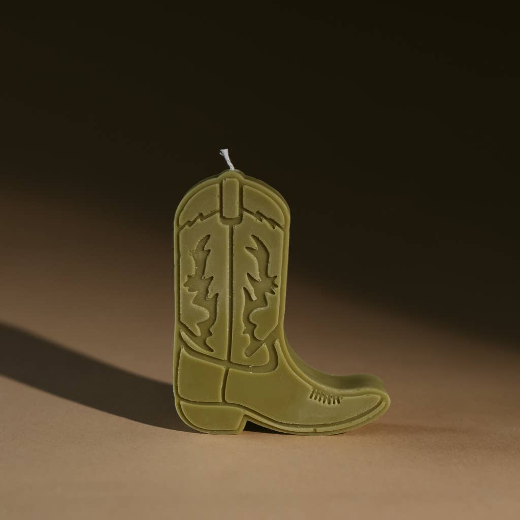 Nashville Cowboy Boot Candle Sage