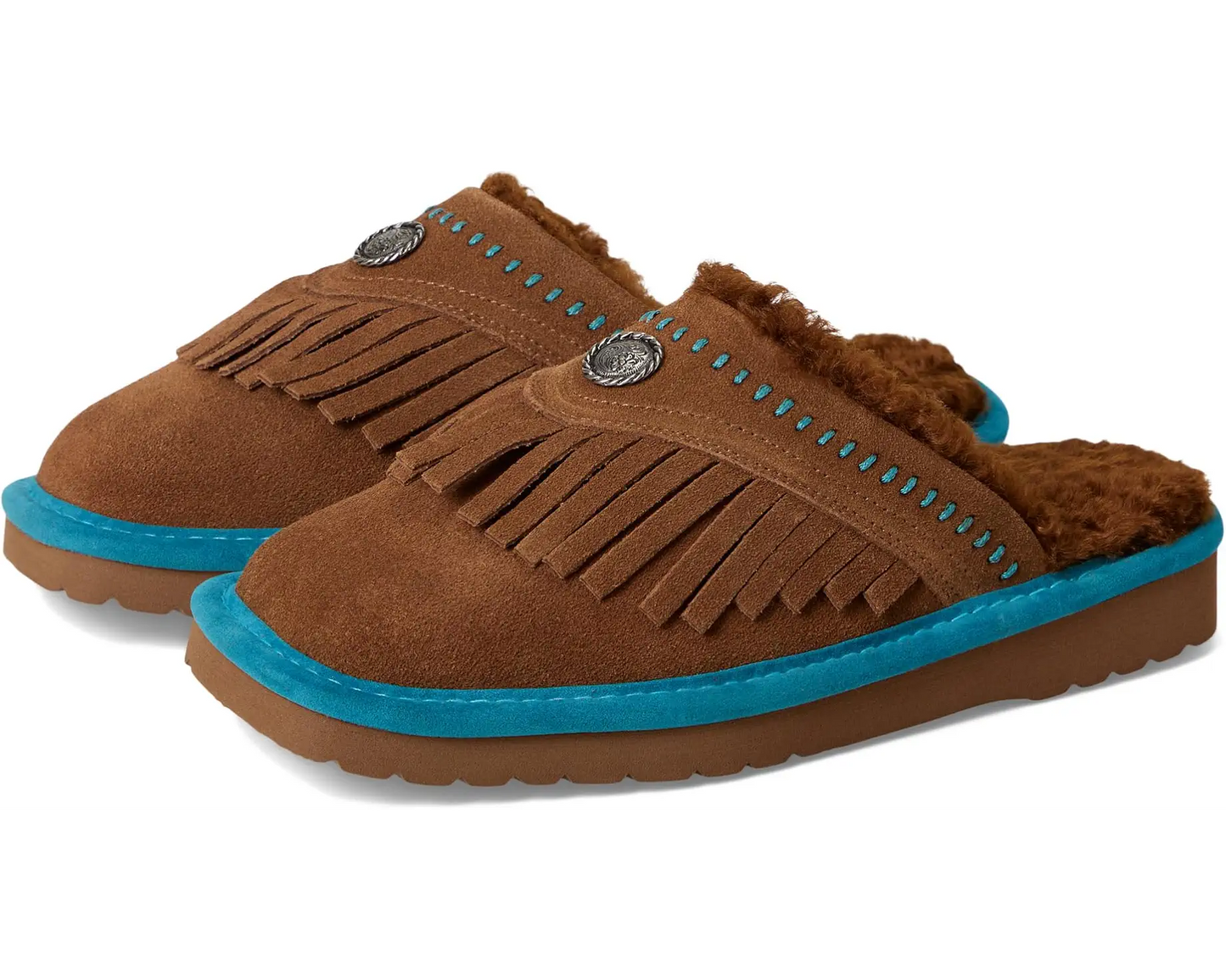 Ariat Jackie Cowgirl Square Toe Slipper Fringe