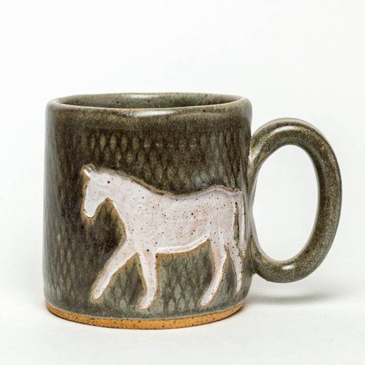 White Horse Handmade Mug 10oz