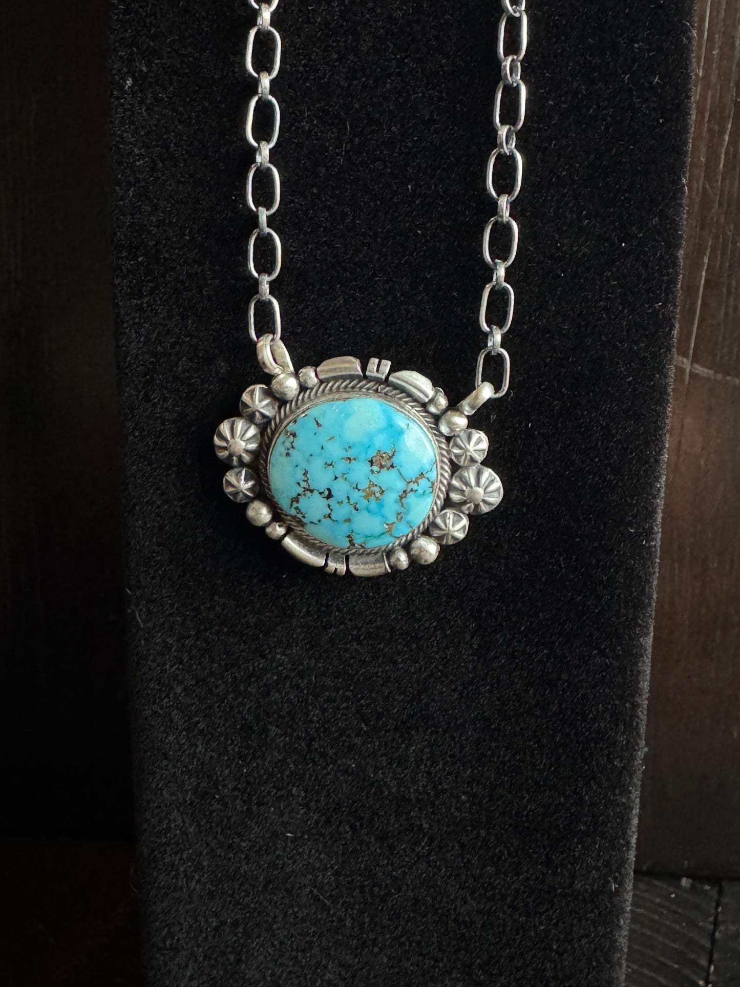 Authentic Baby Blue Turquoise Necklace