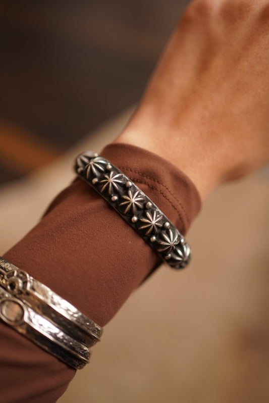 Authentic Kaelyn Sterling Stud Bracelet