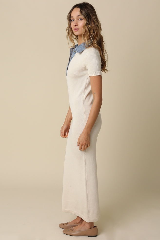 Brynn Contrast Maxi Dress