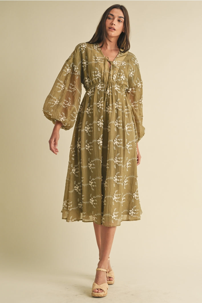 Meadow Embroidery Dress