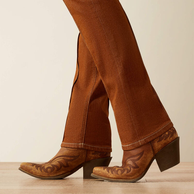 Cinnamon Stitches Straight Leg Jean