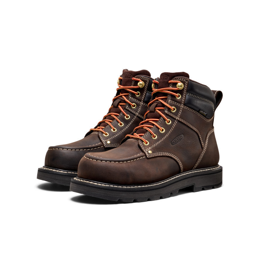 Keen Men's Cincinnati 6" Waterproof 90° Heel Boot (Carbon Toe)