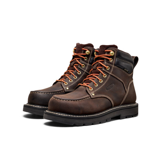 Keen Men's Cincinnati 6" Waterproof 90° Heel Boot (Carbon Toe)