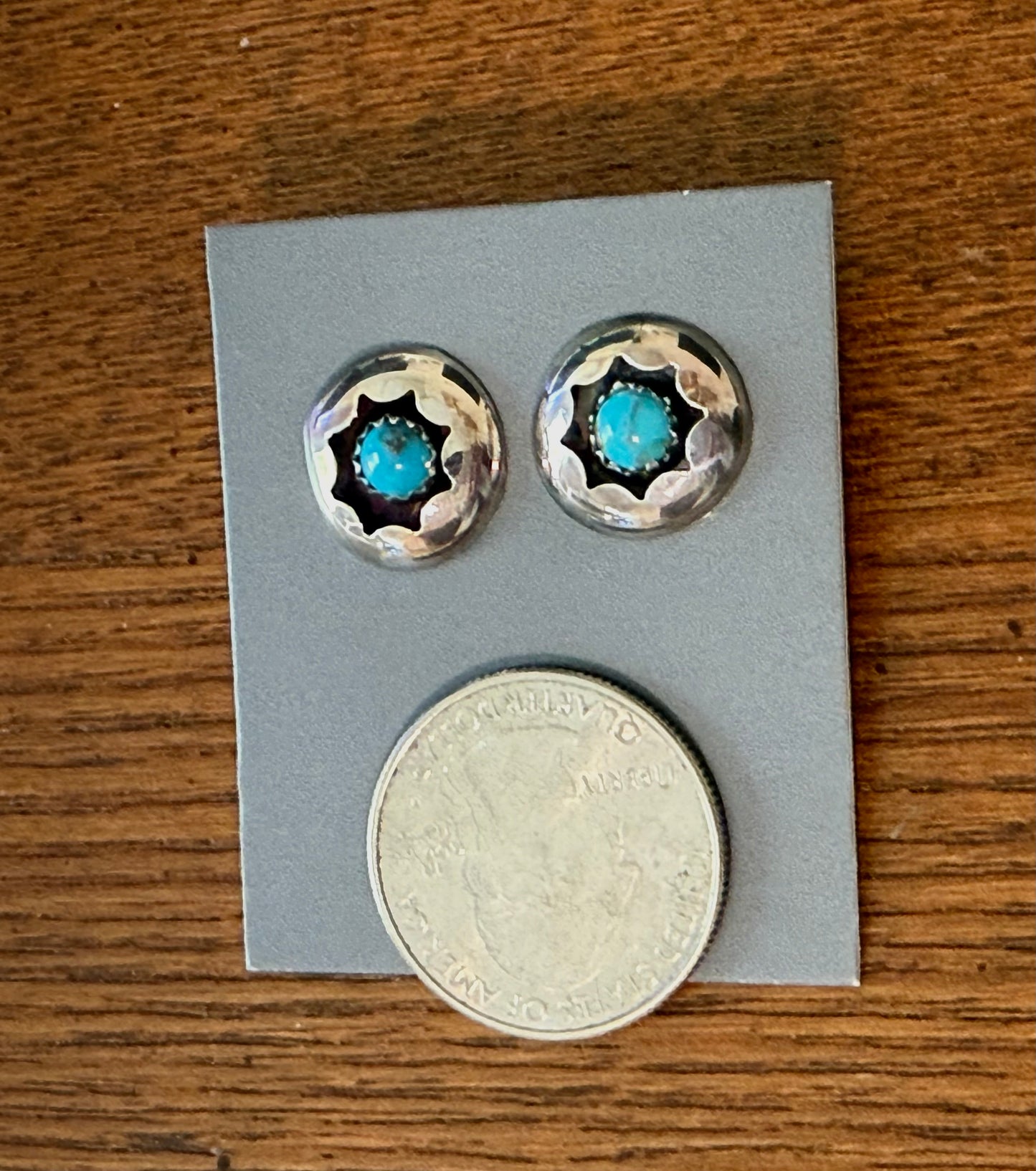 Janice Authentic Turquoise Earrings
