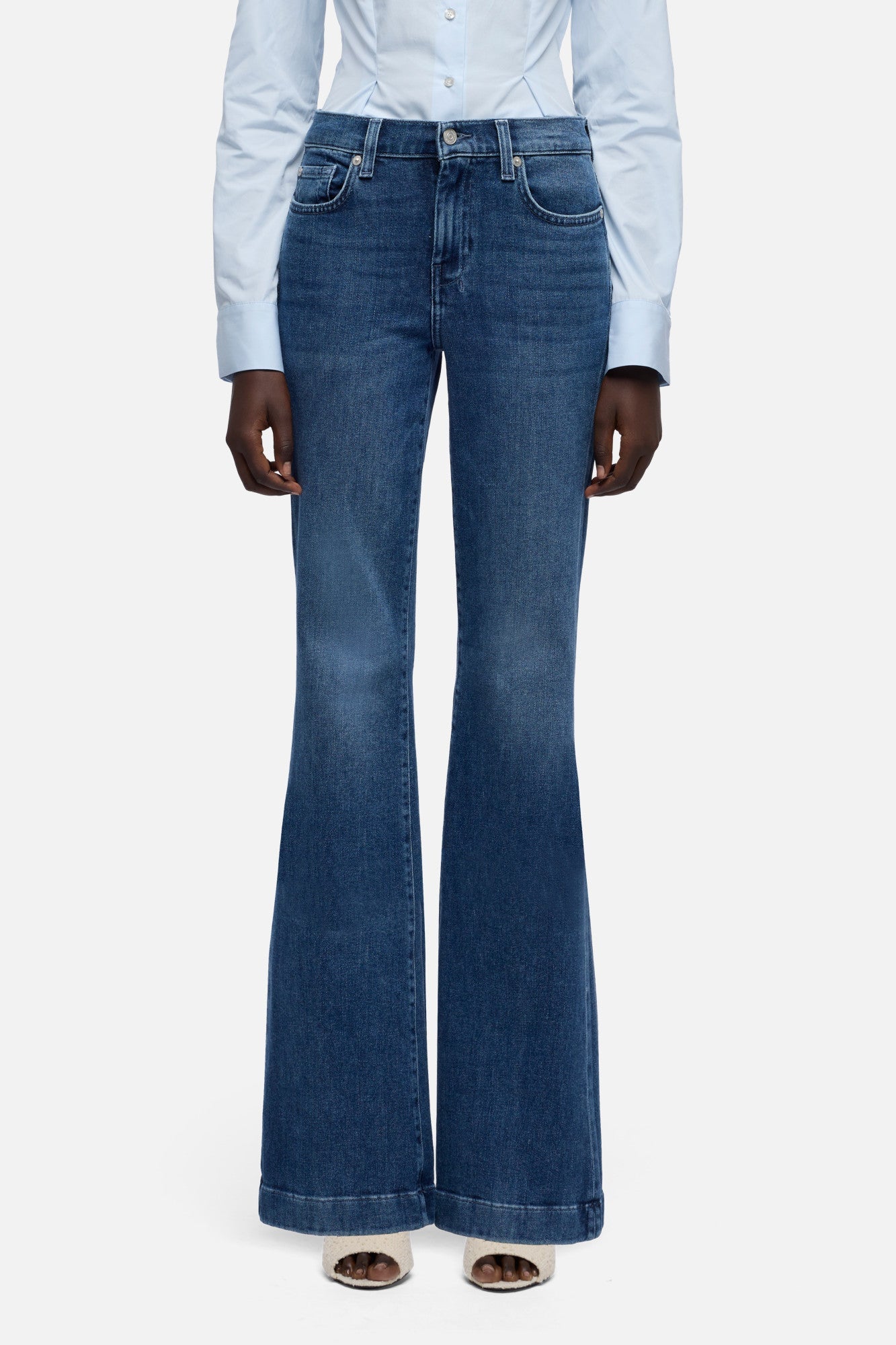 7 For All Mankind Dojo Flux Shades of Blue
