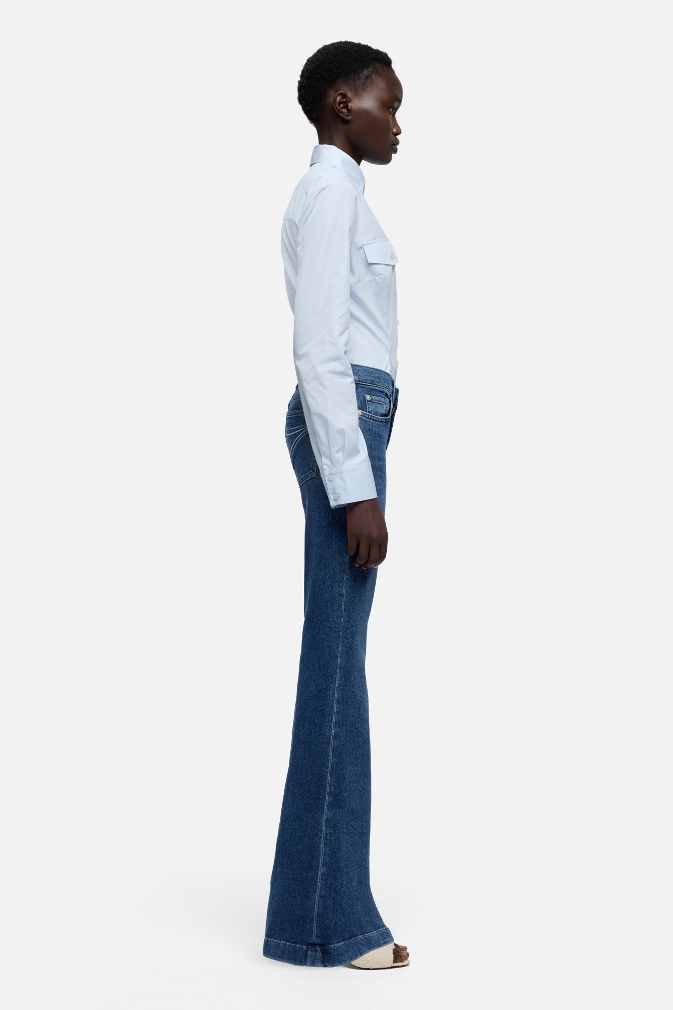7 For All Mankind Dojo Flux Shades of Blue