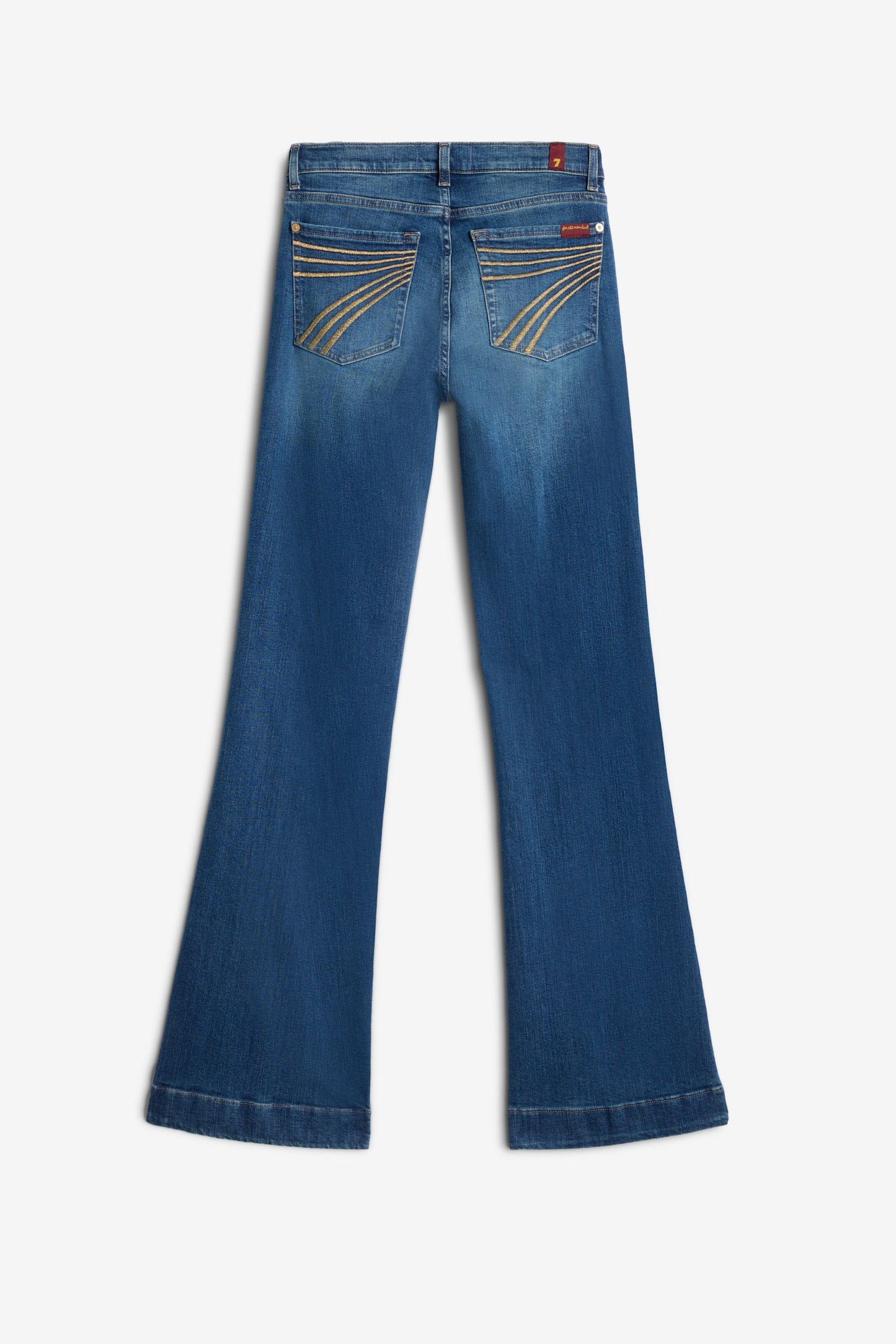 7 For All Mankind Dojo Retro Fade Gold Lightwash