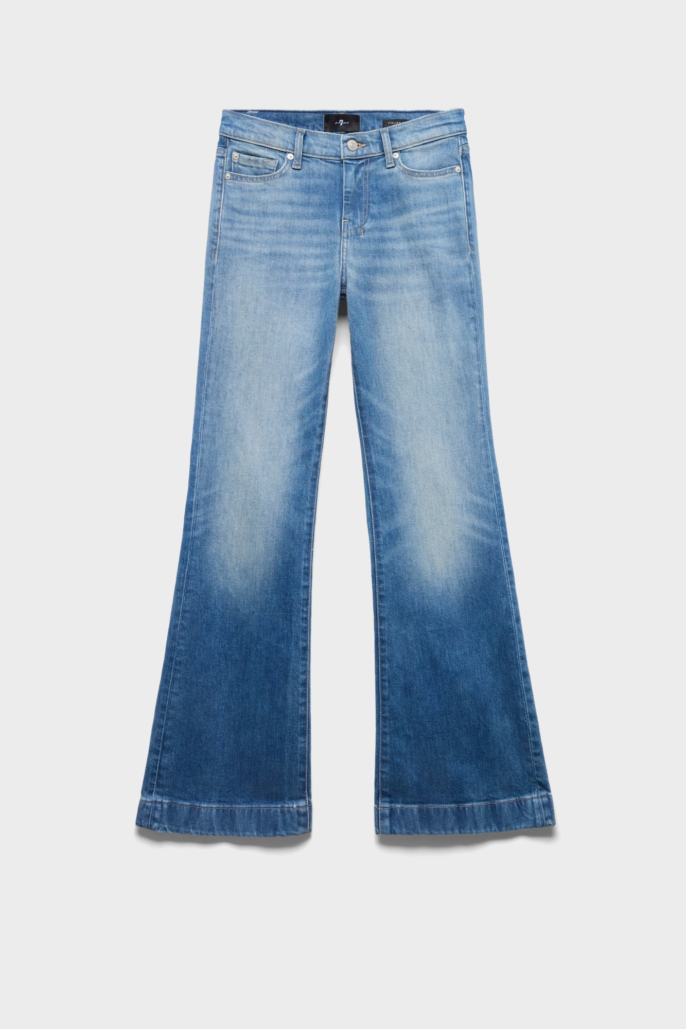 7 For All Mankind Blue Haze Silver & Gold