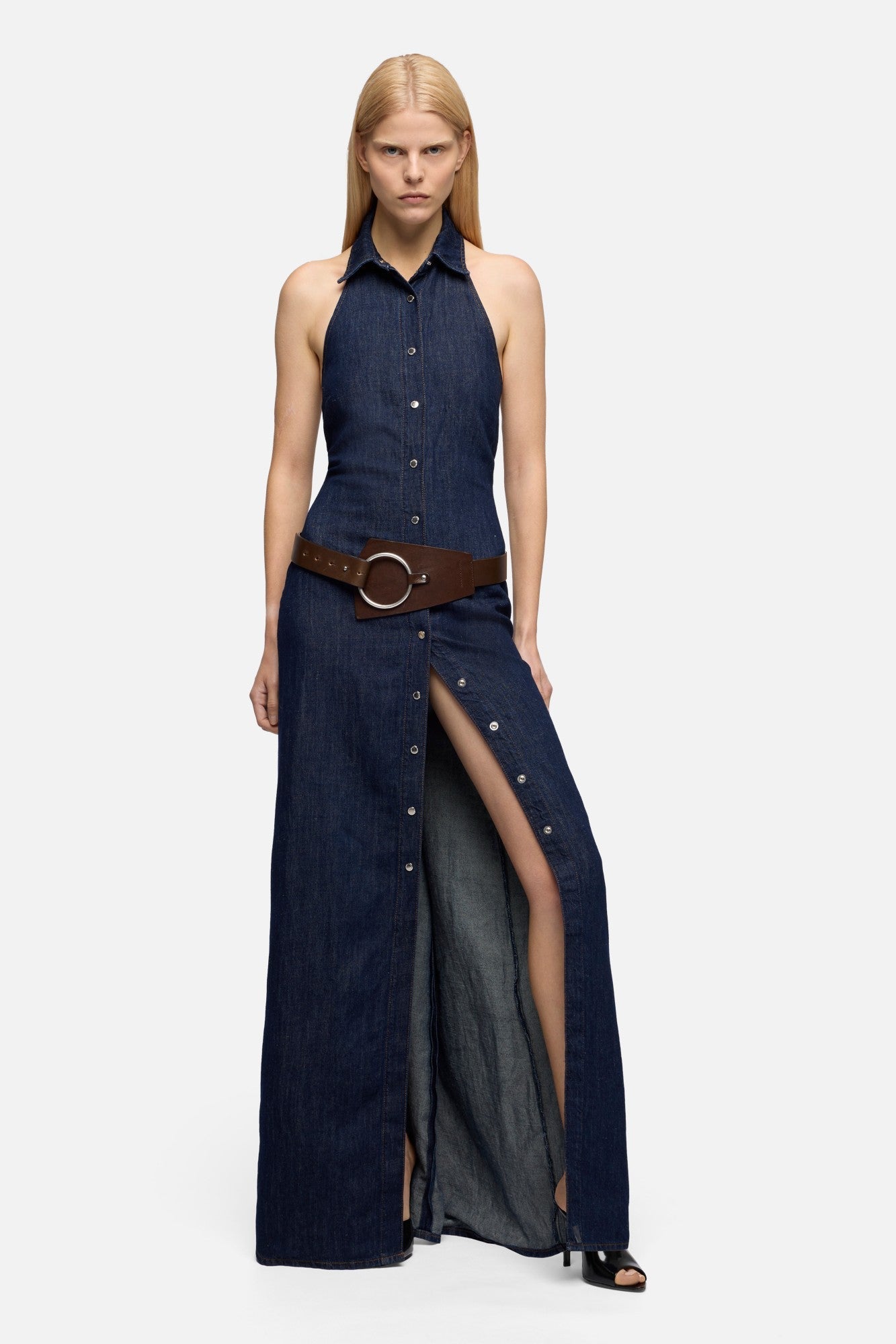 7 for All Mankind Halter Maxi Dress