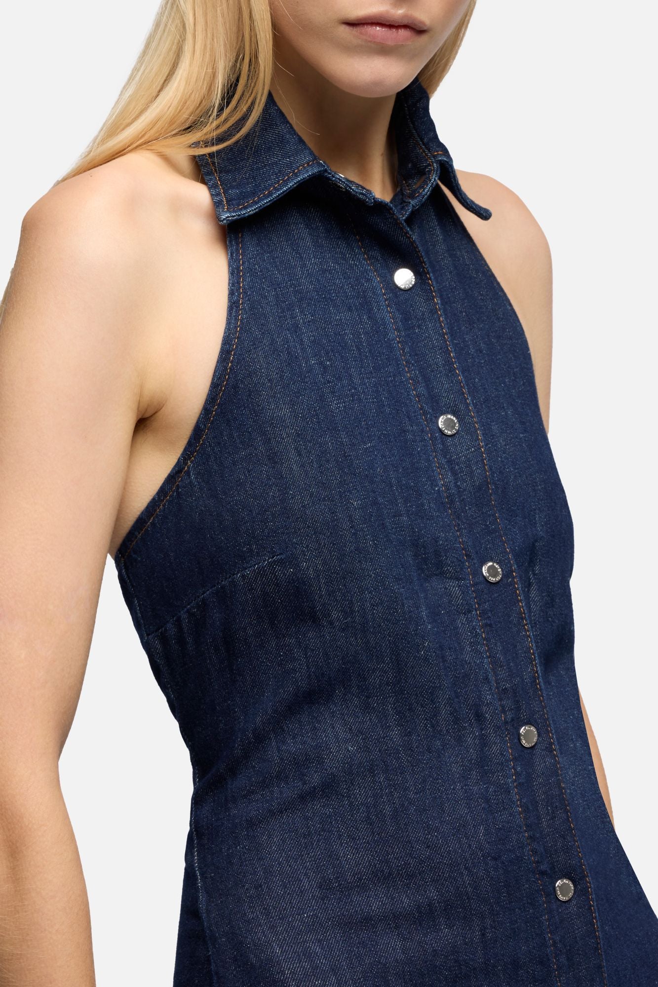 7 for All Mankind Halter Maxi Dress