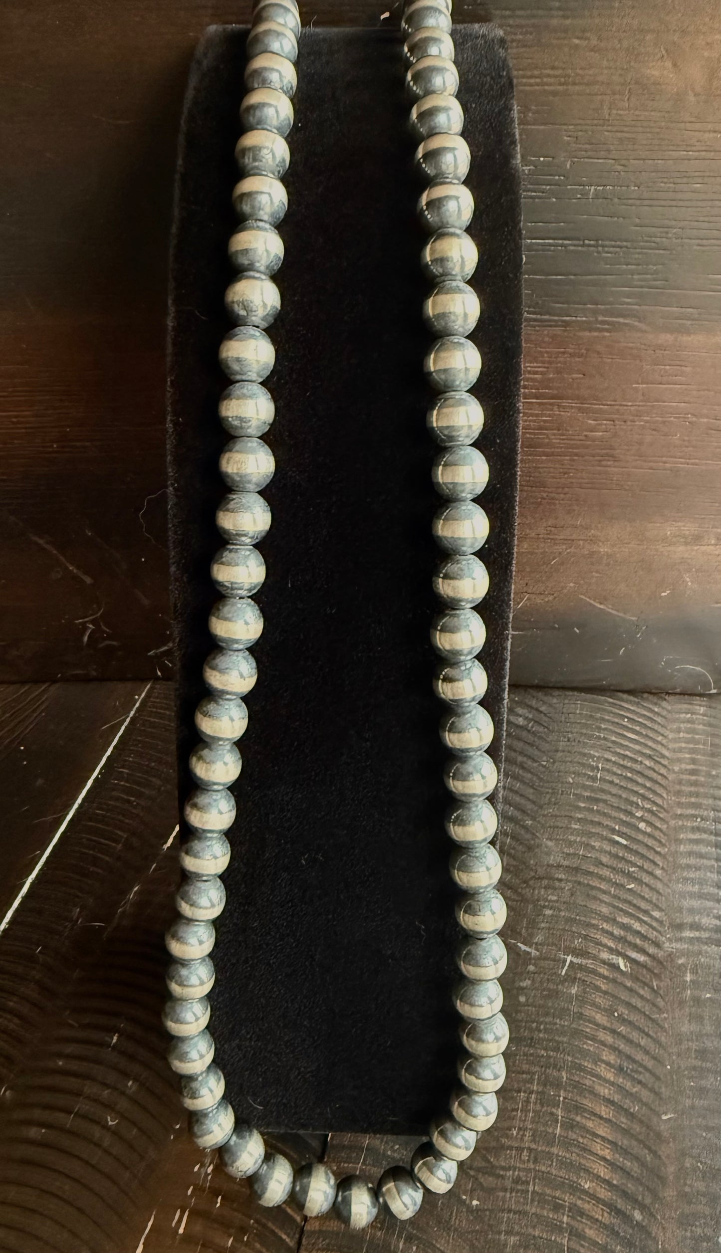Authentic 10mm 24” Navajo Pearl Necklace