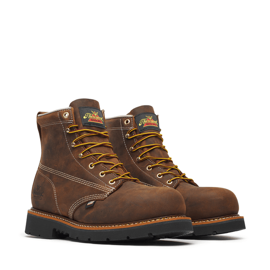 Thorogood American Heritage – 6″ Crazy Horse Steel Toe Black MAXWear 90