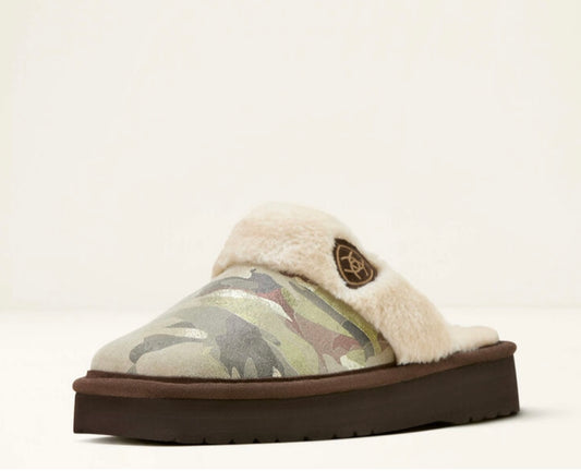 Jackie Square Toe Stack Slipper