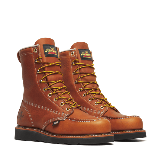 Thorogood American Heritage 8″ Tobacco Moc Toe BLK Wedge 814-4288