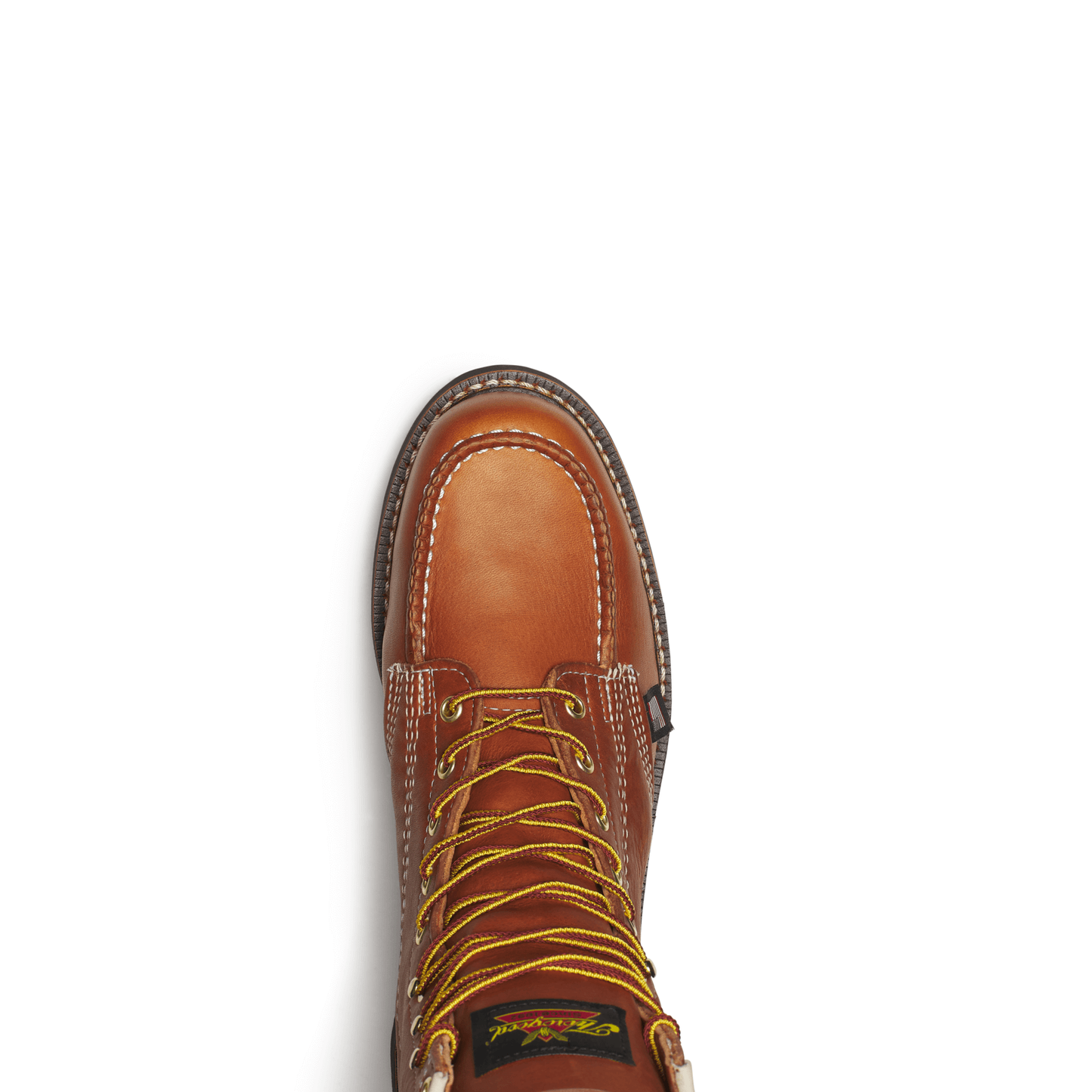Thorogood American Heritage 8″ Tobacco Moc Toe BLK Wedge 814-4288