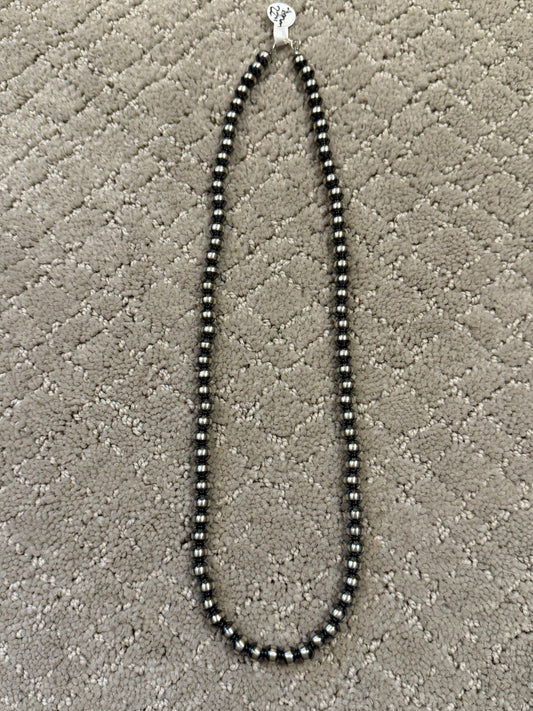 Authentic 7mm Navajo Pearls 22"