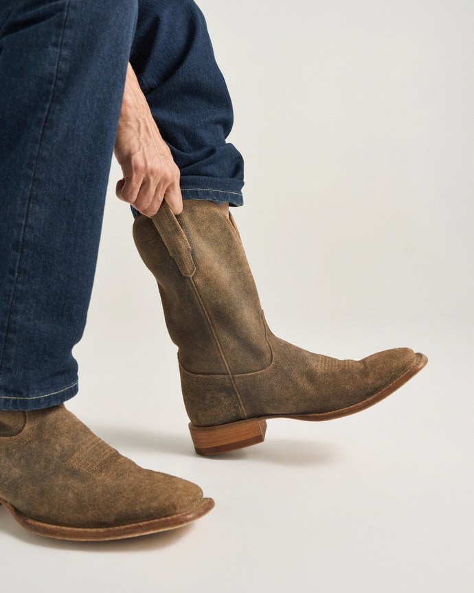 Tecovas The Doc Gravel Suede Men's Boots