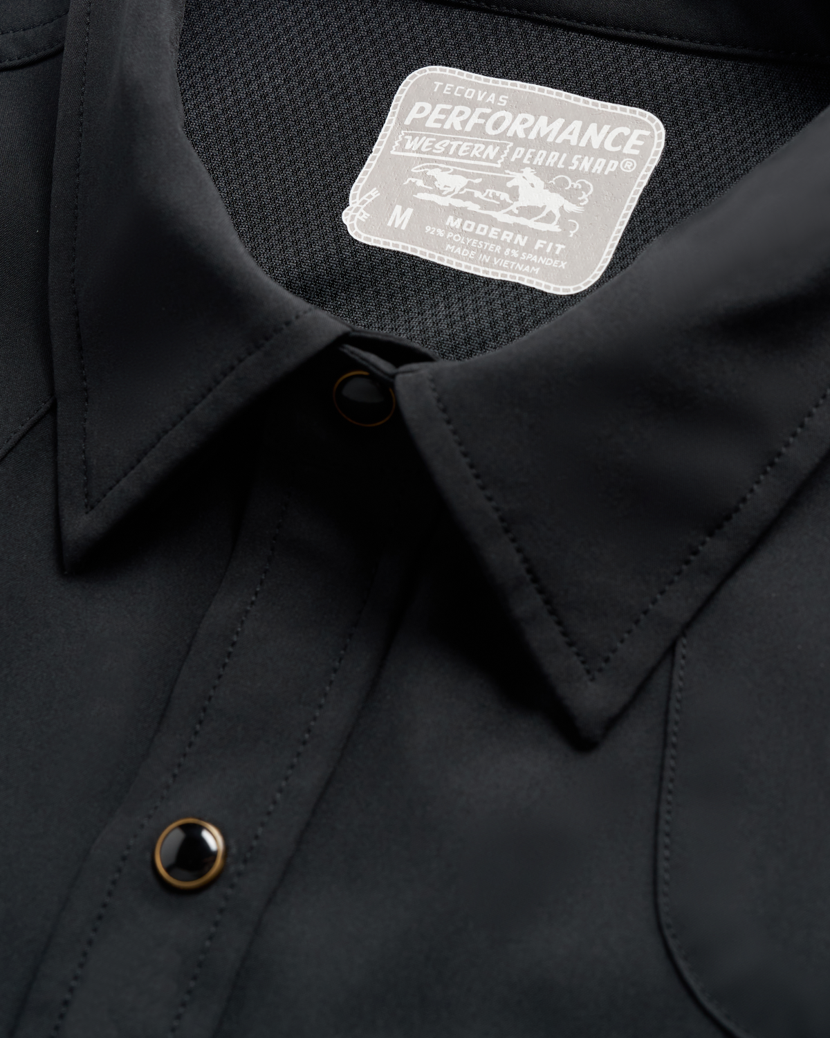 Tecovas Performance Western Black Shirt