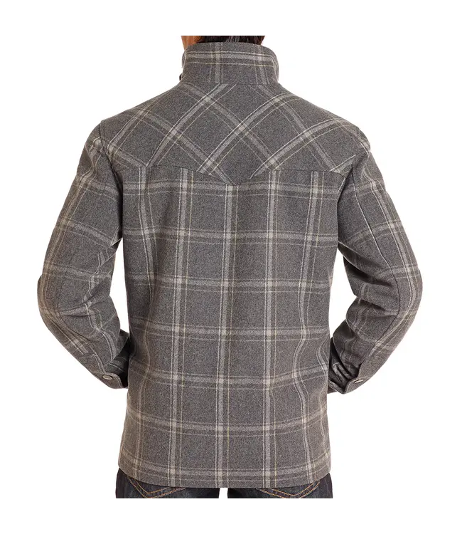 Men’s Plaid Wool Jacket