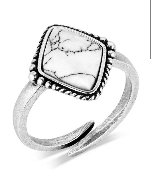 Montana Silver Blank Slate Ring