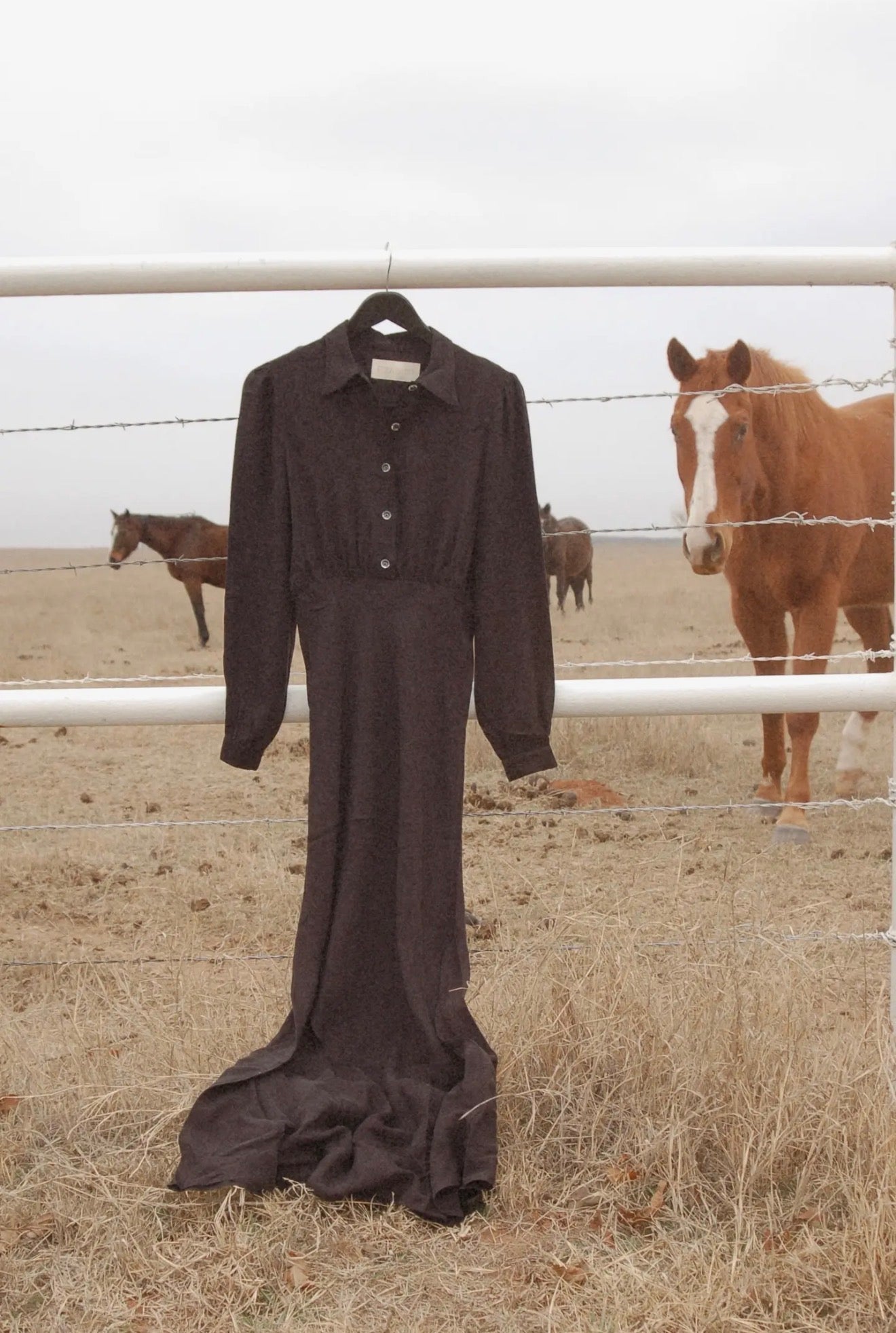 Dahlia Dress - Washed Black