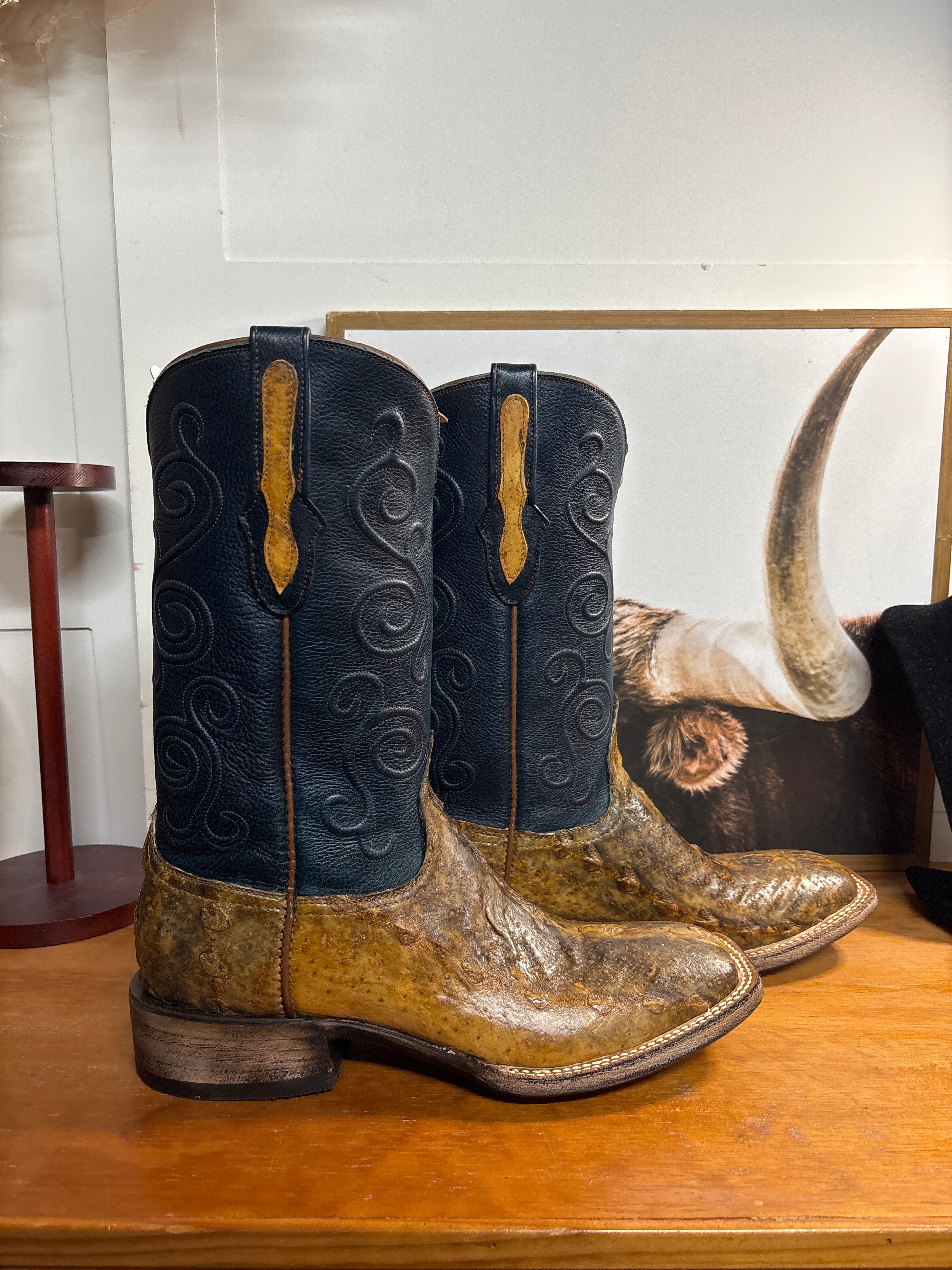 Black Jack Sturgeon Fish Brown Boots – Wiseman's Western